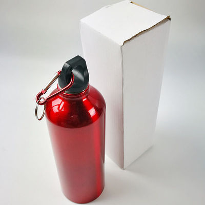 750 ml Custom Logo Printing Metal Aluminum Bike Μπουκάλι νερού με καραμπίνερ για εξωτερικούς χώρους