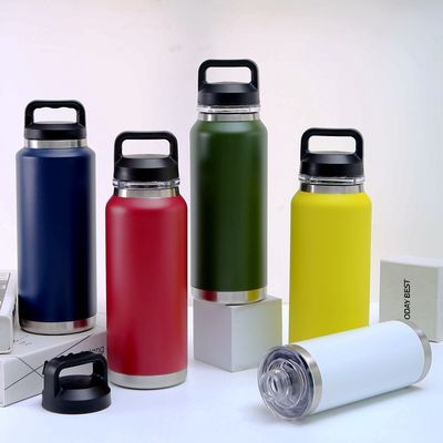18 oz 26 oz 36 oz Custom Τυπωμένο λογότυπο Ατσάλινο μπουκάλι νερού με κάλυμμα δείγμα