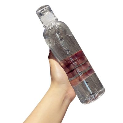 500 ml χρονοδιακόπτης πλαστικό μπουκάλι νερού με κάλυμμα και κάλυμμα για αθλητικά ταξίδια κατασκήνωσης