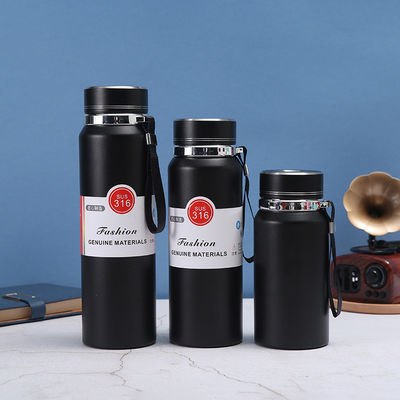 Κλασικό σχεδιασμό Custom Logo 1000ml Απομονωμένα μπουκάλια θερμότητας για αθλητικούς καφέδες
