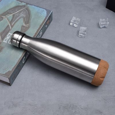Εξωτερικά ταξίδια Ατσάλι 500 ml Σχήμα κόλας Φιάλη θερμότητας για αθλητισμό και γυμναστική