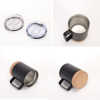 12oz 16oz από ανοξείδωτο χάλυβα, απομονωμένη καφετιέρα, ταξιδιωτική κούπα με κάλυμμα και λαβή.