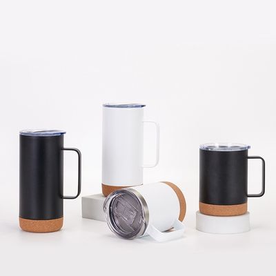 Δραστηριώδη Δώρα 12oz 16oz Διπλό Τείχος ταξιδιωτική Κούπα Τσάι Infuser ανοξείδωτο χάλυβα μαλακό ξύλο κάτω Κούπα μπύρας με κάλυμμα
