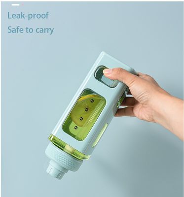 Υλικό 700 ml τετραγωνικό φορητό ανθεκτικό σε υψηλές θερμοκρασίες πλαστικό μπουκάλι για κάμπινγκ