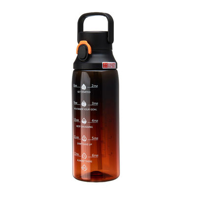 Διαφανής κλίση χρώμα Κεταλί 750ml χωρητικότητα Snap Cap Αθλητικό μπουκάλι νερού με λαβή