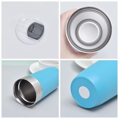 16oz διπλό τοίχωμα μονωμένο από ανοξείδωτο χάλυβα Custom Logo Tumbler Cup ταξιδιωτική κούπα με καπάκι