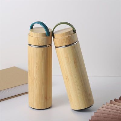 500 ml Περιβαλλοντικά φιλικό μπουκάλι τσαγιού από ατσάλι με λαβή εύκολο να μεταφερθεί