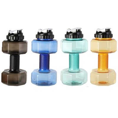 2.2L Fitness Dumbbell Cup Δημιουργικό αθλητικό μπουκάλι Προσωπικότητα και εφαρμόζεται για ενήλικες