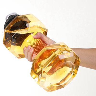 2.2L μπουκάλι νερού σε σχήμα νταμπέλ για γυμναστική Μεγάλη χωρητικότητα και βιώσιμη