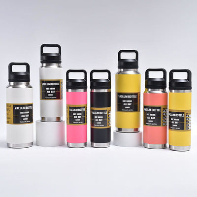 Προσαρμοσμένο λογότυπο 600ml 800ml φορητό ατσάλι ατμοσφαιρικό μπουκάλι νερού για παιδιά γυμναστήριο μπουκάλι