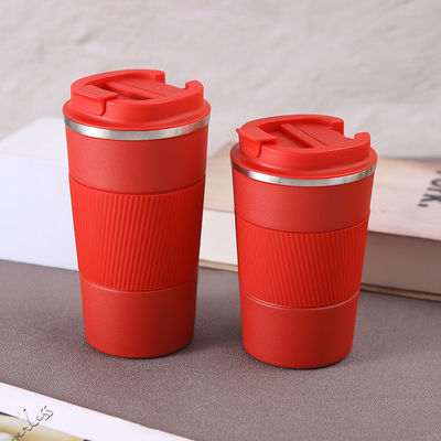 380ML 304 Χάλυβα Χάλυβα Θερμός Κενού Φλάσκα Πολυχρωματικό Custom Logo Ταξίδι Καφέ Κούπα επαναχρησιμοποιήσιμο μπουκάλι