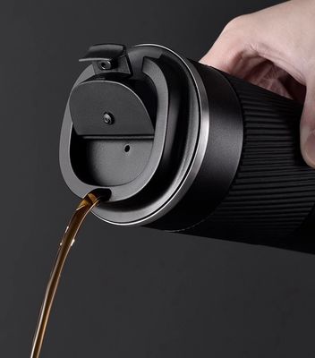 380ML 304 Χάλυβα Χάλυβα Θερμός Κενού Φλάσκα Πολυχρωματικό Custom Logo Ταξίδι Καφέ Κούπα επαναχρησιμοποιήσιμο μπουκάλι