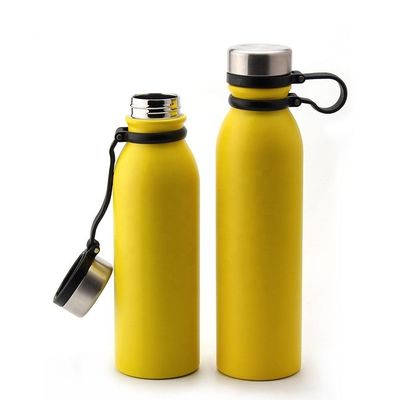 Προσαρμοσμένο λογότυπο Θερμό μπουκάλι 400ml Διπλή μόνωση για φορητά μπουκάλια από ανοξείδωτο χάλυβα