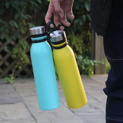 Προσαρμοσμένο λογότυπο Θερμό μπουκάλι 400ml Διπλή μόνωση για φορητά μπουκάλια από ανοξείδωτο χάλυβα