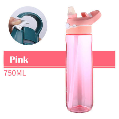 750 ml Fitness Protein Gym Shaker μπουκάλι με άχυρο Tritan Food Σιλικόνη μπουκάλι νερού