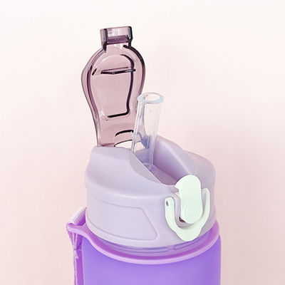 Μπουκάλι νερού Tritan με χρονοδιακόπτη 900Ml Bpa Ελεύθερο χρώμα για εξωτερικά σπορ