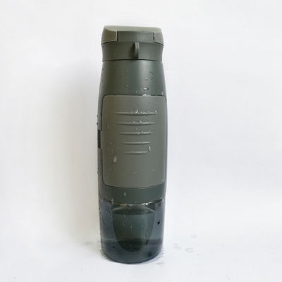 Αποθηκευμένο 750ml χωρητικότητα φορητό σπορ πλαστικό μπουκάλι πόσιμου νερού με αποθήκευση κάρτας