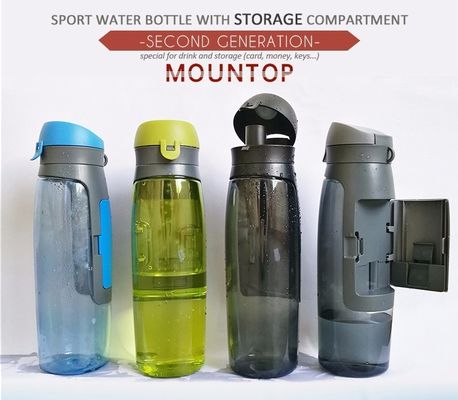 Μινιμαλιστικό στυλ σχεδιασμού 750 ml πλαστικό μπουκάλι νερού για τον αθλητισμό για ενυδάτωση σε κάθε κίνηση