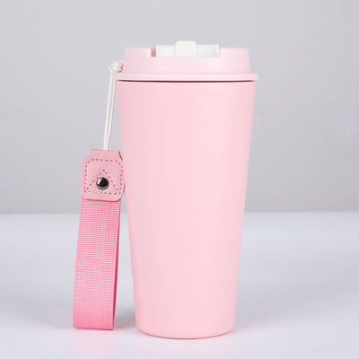 Σύγχρονο σχεδιασμό 350ml/500ml πολύχρωμη κούπα καφέ φορητό μπουκάλι νερού από ανοξείδωτο χάλυβα