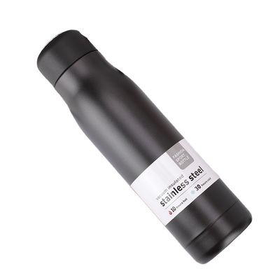 Προσαρμοσμένο λογότυπο 400ml/500ml Θερμικό μπουκάλι από ανοξείδωτο χάλυβα Κούπες ταξιδιού Διπλό τοίχωμα Απομονωμένο