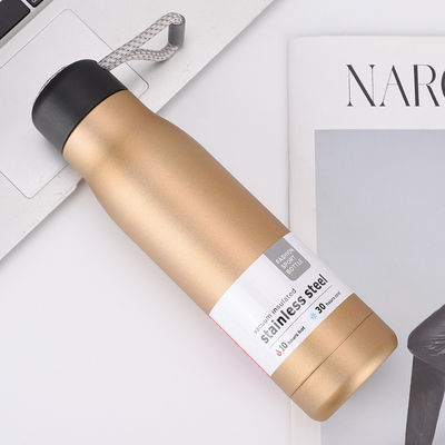 Προσαρμοσμένο λογότυπο 400ml/500ml Θερμικό μπουκάλι από ανοξείδωτο χάλυβα Κούπες ταξιδιού Διπλό τοίχωμα Απομονωμένο