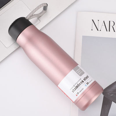Προσαρμοσμένο λογότυπο 400ml/500ml Θερμικό μπουκάλι από ανοξείδωτο χάλυβα Κούπες ταξιδιού Διπλό τοίχωμα Απομονωμένο