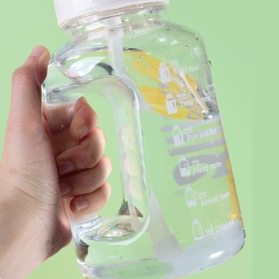 1.5L αμερικανικό στυλ προσαρμοσμένο πλαστικό μπουκάλι νερού για γυμναστήριο και σπορ αυτοκίνητο γεμίζει
