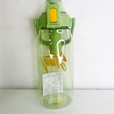 Εξοπλισμένο με Αντι- κορώση Επιχρίωση 850ml και 1L Korea Tritan Φρούτο Infuser μπουκάλι