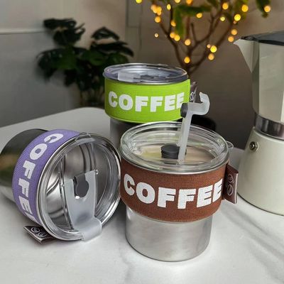 Χρώμα Προσαρμοσμένο 400ml 304 από ανοξείδωτο χάλυβα Μεταφορτώσιμο μίνι μπουκάλι θερμότητας με ευρύ στόμα