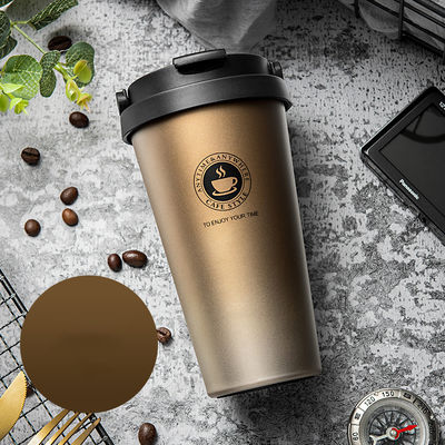 Προσαρμοσμένο λογότυπο Αποδεκτό 304 Ατσάλι Tumbler Vakuum μονωμένο φλιτζάνι καφέ 500ml