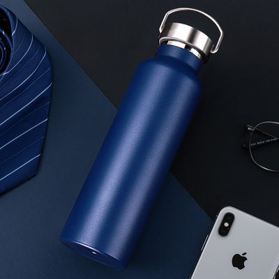 500ml/600ml/750ml Προσαρμοσμένο μπουκάλι νερού από ανοξείδωτο χάλυβα για μονωμένο μπουκάλι αθλητισμού