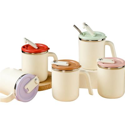 500ml Ατσάλινο Κούπα Καφέ Ευρύ στόμα Αδιαβρωτικό Απομονωμένο Βιώσιμο για Κατασκηνώσεις
