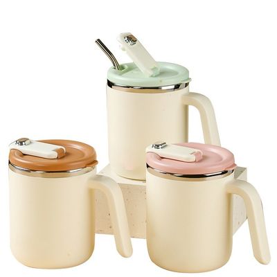 500ml Ατσάλινο Κούπα Καφέ Ευρύ στόμα Αδιαβρωτικό Απομονωμένο Βιώσιμο για Κατασκηνώσεις