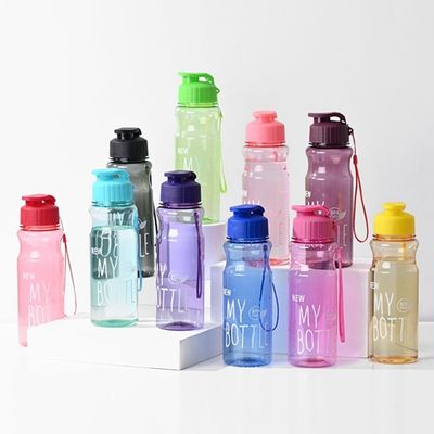 500 ml Διαφανές μπουκάλι καθαρού νερού από πλαστικό PET Προσαρμοσμένο για εξωτερική ενυδάτωση