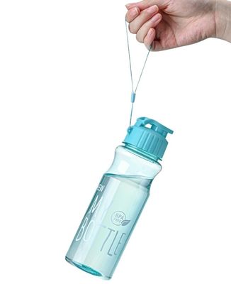 500 ml Διαφανές μπουκάλι καθαρού νερού από πλαστικό PET Προσαρμοσμένο για εξωτερική ενυδάτωση