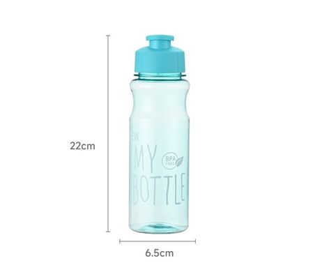 500 ml Διαφανές μπουκάλι καθαρού νερού από πλαστικό PET Προσαρμοσμένο για εξωτερική ενυδάτωση