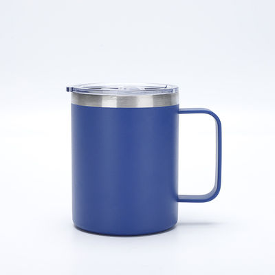 Αειφόρος 12oz μετάλλου 304 ανοξείδωτου χάλυβα ζεστό ταξίδι καφέ κούπα με λαβή για το πάρτι