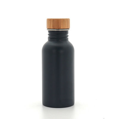 350 ml μπουκάλι νερού από ανοξείδωτο χάλυβα με κάλυμμα από μπαμπού Ο τέλειος σύντροφος ταξιδιού σας