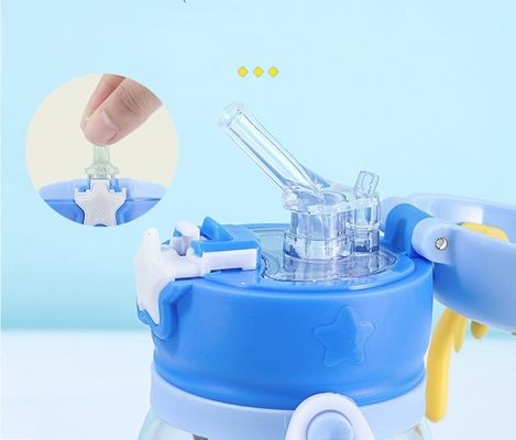 600 ml χωρητικότητα Custom Logo Διαφανές Φαγητό Πολυεπίπεδο πλαστικού καφέ από άχυρο για παιδιά