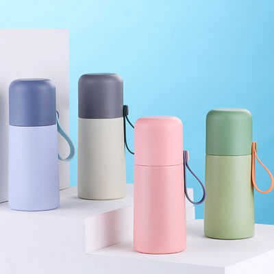 280ml/500ml 304Ατσάλι απλό φορητό μίνι σφαίρα θερμό μπουκάλι με σχοινί