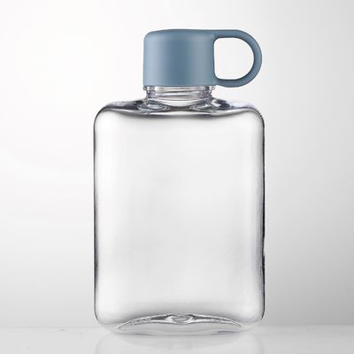 ΤΟΥΡ Εξωτερική δραστηριότητα Τρίταν 360/500ml Φορητό Μικρό τετραγωνικό Διαφανές πλαστικό μπουκάλι νερού