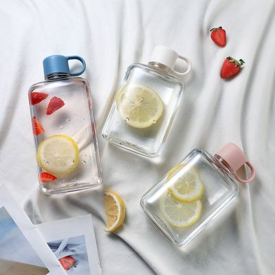 Προσαρμοσμένο λογότυπο Δικαιούμενο 500ML 360ML Σχήμα ορθογώνιου τετράγωνου μπουκάλια νερού για εξωτερικά αθλήματα