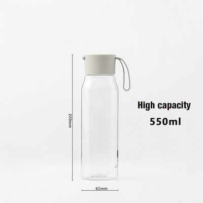 Μείνετε ενυδατωμένοι οπουδήποτε 550ml φορητό μπουκάλι νερού Tritan με αντι-διάβρωση επίστρωση