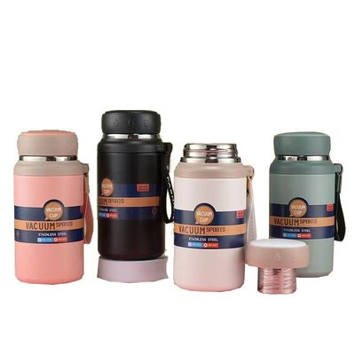 Φορητό 316 από ανοξείδωτο χάλυβα 750 ml/1000 ml Μεγάλη χωρητικότητα Θερμός Κύπελλο για εξωτερικούς σπορ