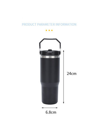 Προσαρμοσμένο Μοντέλο 30oz μπουκάλι νερού σφαίρα με στεγνή απομόνωση και άχυρο περιλαμβάνεται