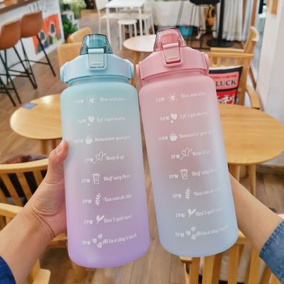 2000 ml χρωματικό διαχωριστικό φλιτζάνι με χρονική κλίμακα συνοδευτικό μπουκάλι νερού για ενήλικες