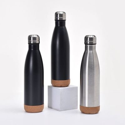 500 ml χωρητικότητας Ατσάλινο διπλό κενό μπουκάλι ποτών για ταξίδια και αθλητισμό