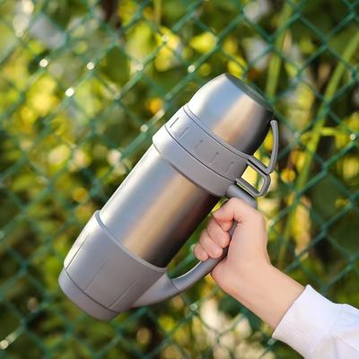 Προσαρμοσμένο 1200ML γυμναστικό ποτήρι νερού φορητό θερμό μπουκάλι από ανοξείδωτο χάλυβα για αθλητές