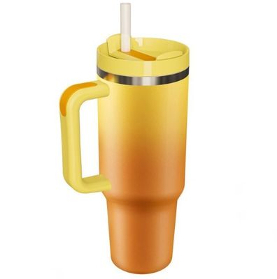 Προσαρμοσμένο χρώμα 40oz χωρητικότητα από ανοξείδωτο χάλυβα ταξίδι tumbler με λαβή για On-the-go