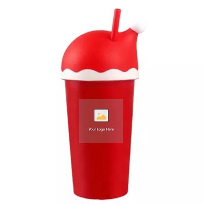 20 OZ Χριστουγεννιάτικες Κούπες Καφέ 600ml Luxury Custom Logo Novelty Straw Cup για τα Χριστούγεννα